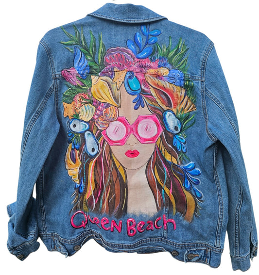 Hand-Painted Denim