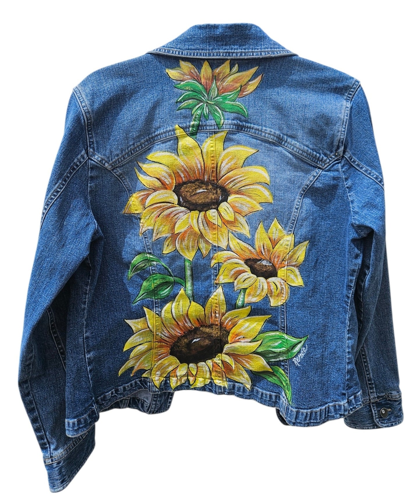 Hand-Painted Denim
